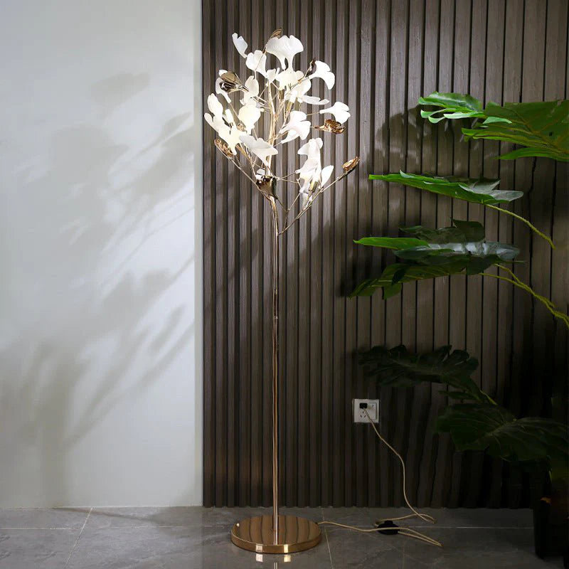 Bremgarten | Creative Ginkgo Leaves Shaped LED Floor Lamp