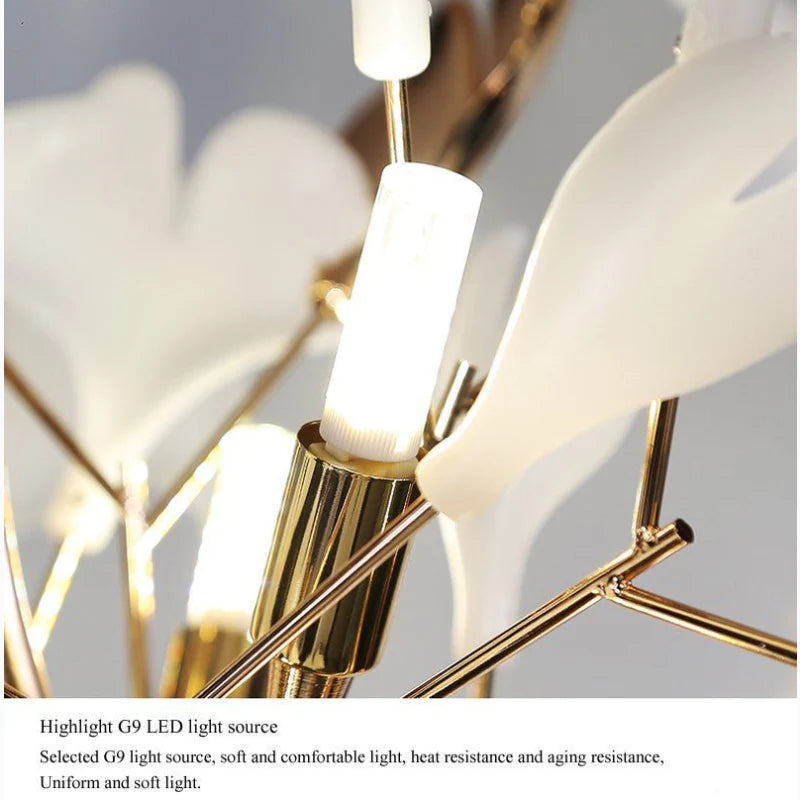 Bremgarten | Creative Ginkgo Leaves Shaped LED Floor Lamp