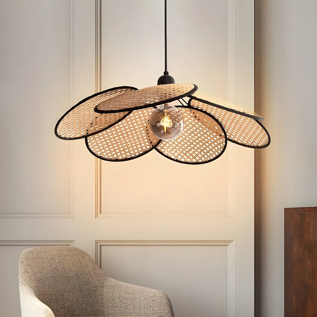 Brienz | Pendant Light with Hand Made Rattan Wicker