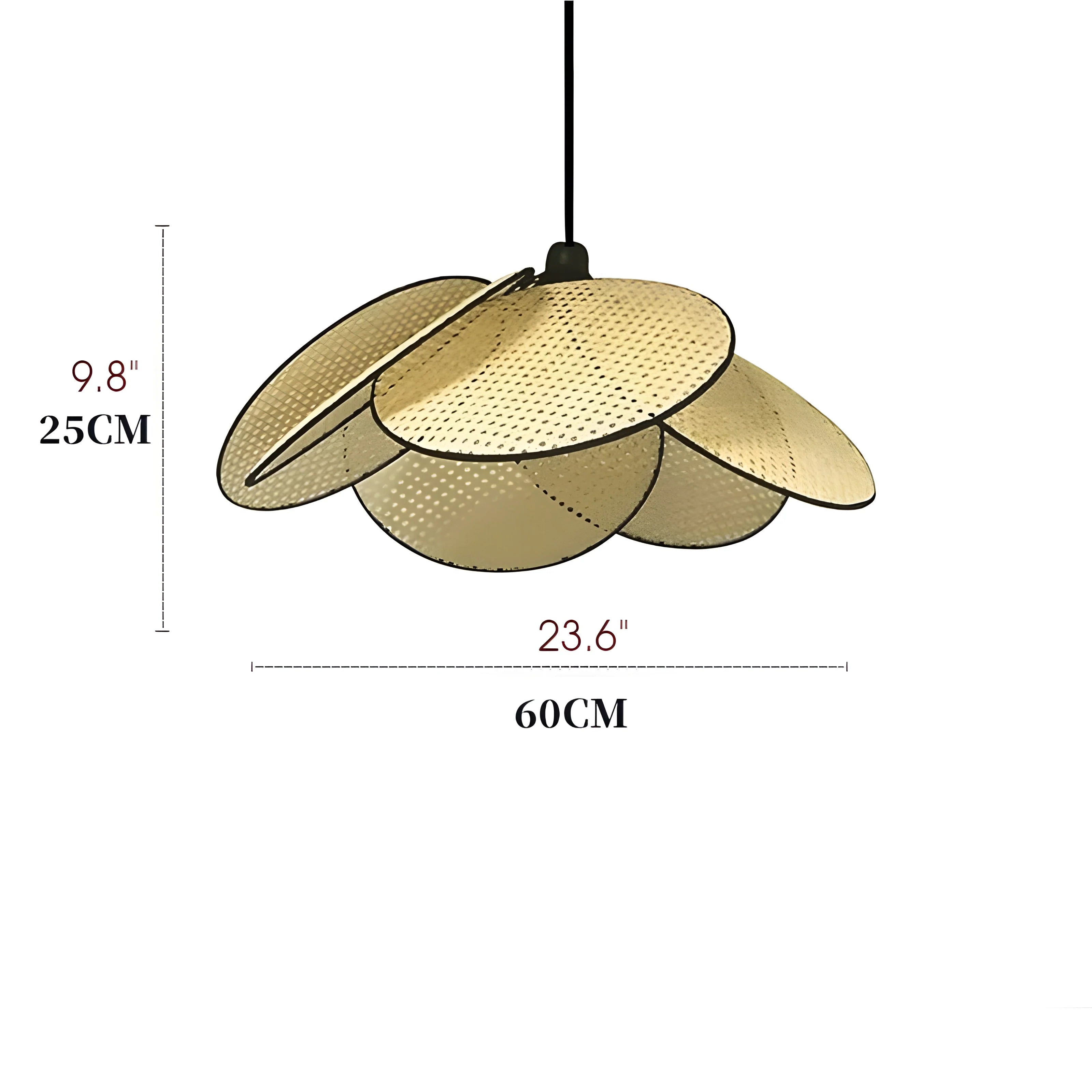 Brienz | Pendant Light with Hand Made Rattan Wicker