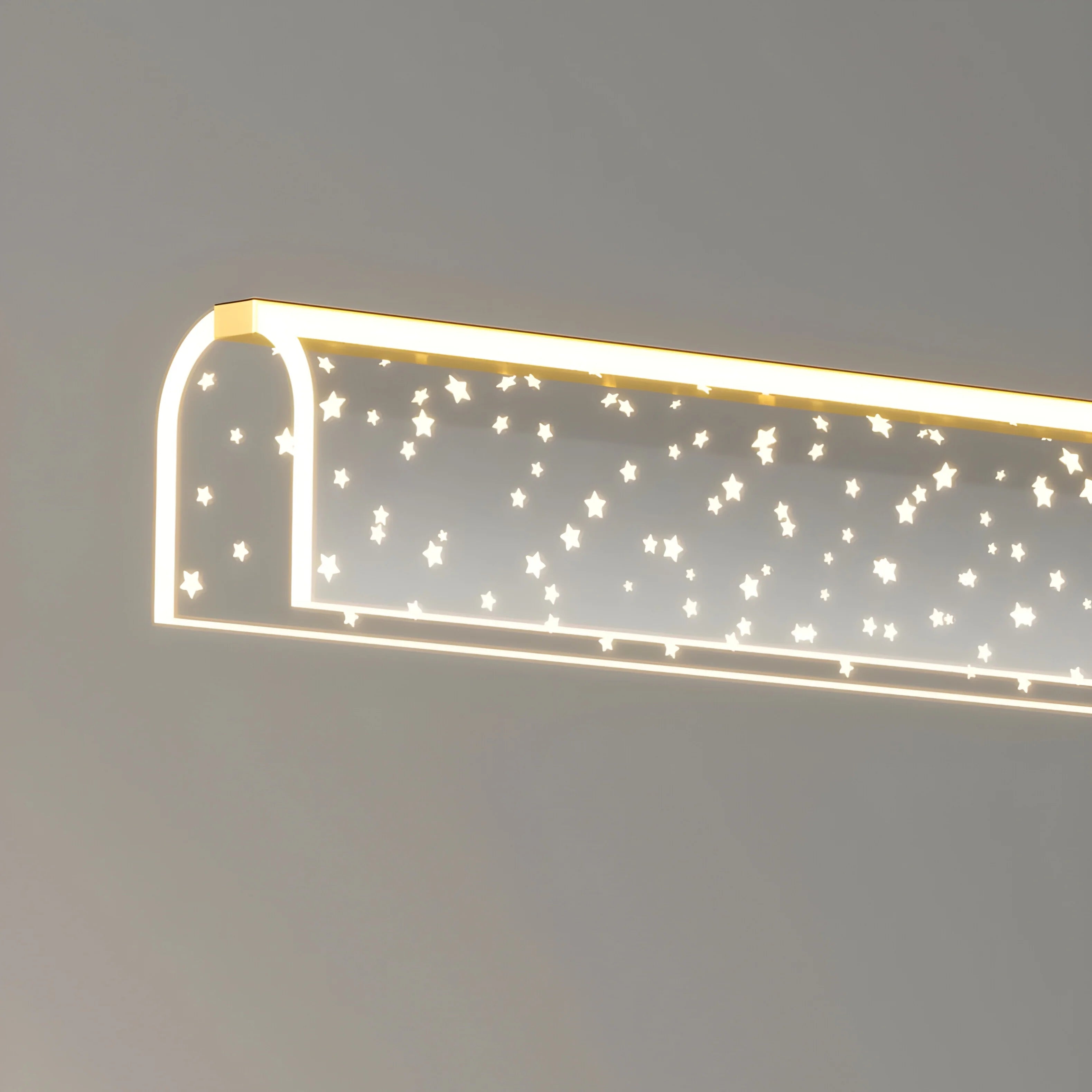 Brissago | Nordic Chandelier with Stars Design for Bar