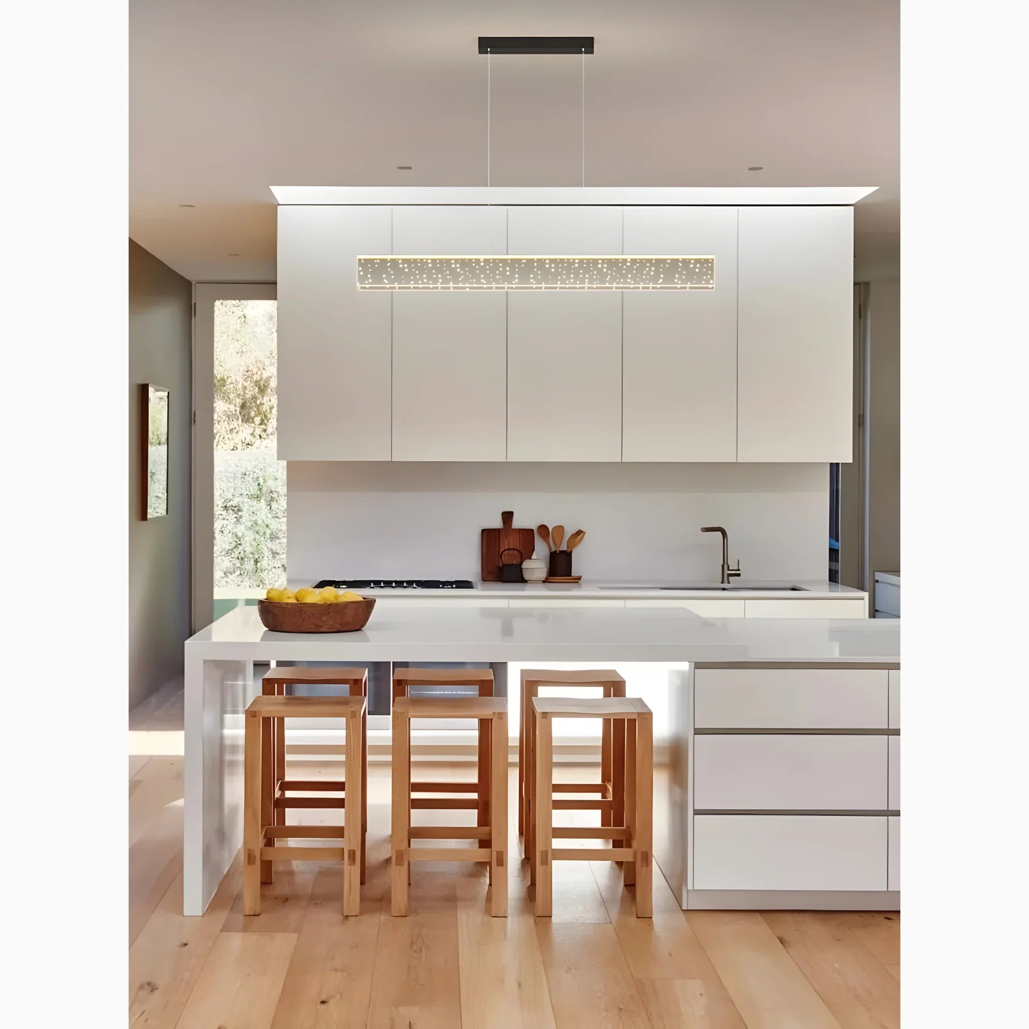 Brissago | Nordic Chandelier with Stars Design for Bar