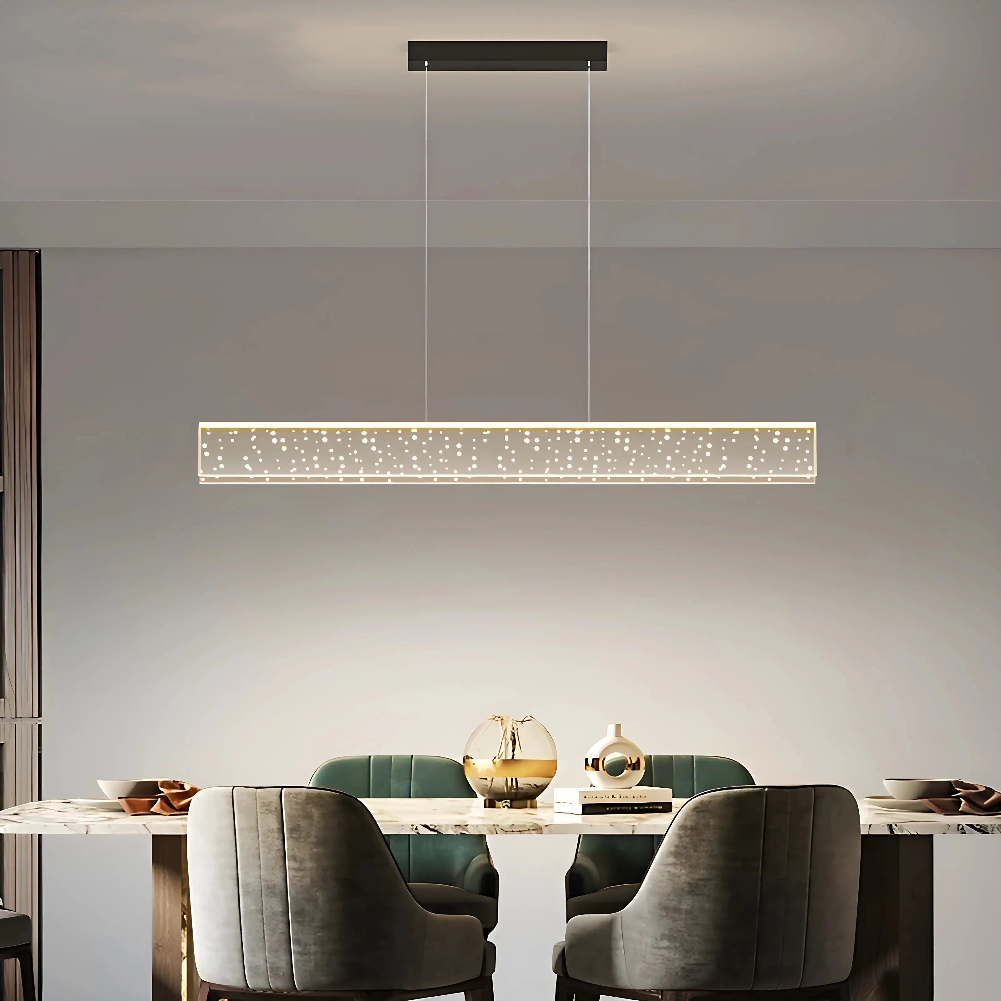 Brissago | Nordic Chandelier with Stars Design for Bar