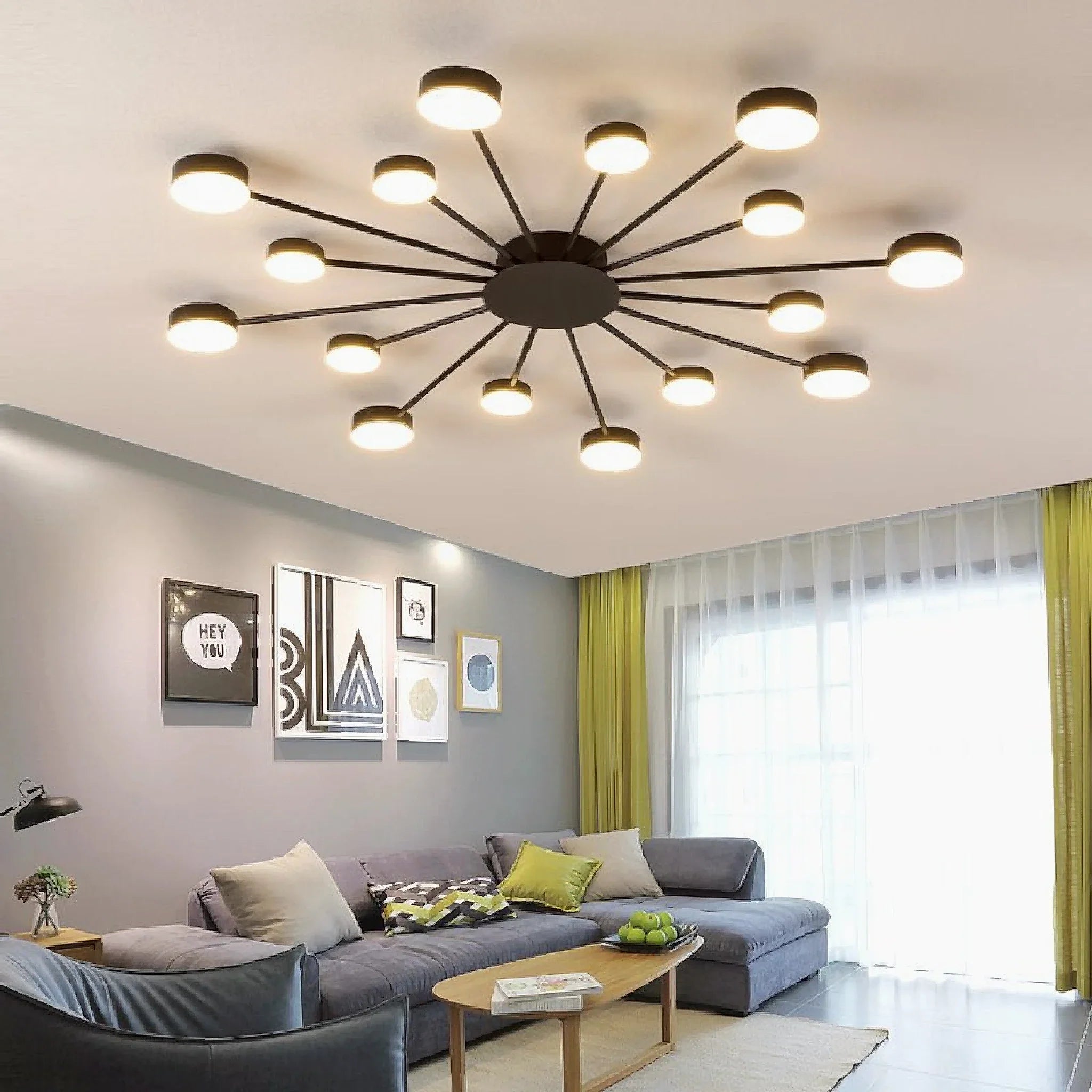 Buchs | Floral shaped LED Ceiling Chandelier