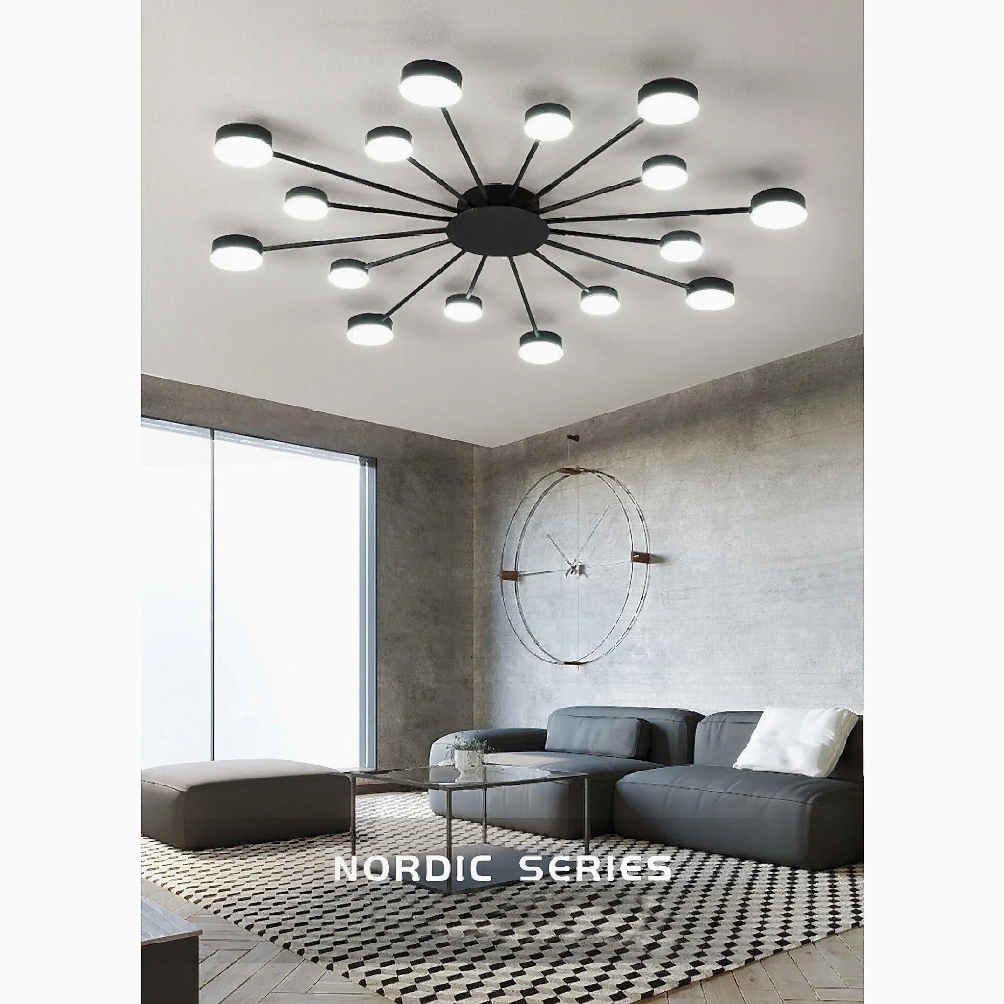 Buchs | Floral shaped LED Ceiling Chandelier