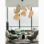Bulach | Modern Chandelier with Hand Made Rattan Wicker
