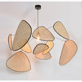 Bulach | Modern Chandelier with Hand Made Rattan Wicker