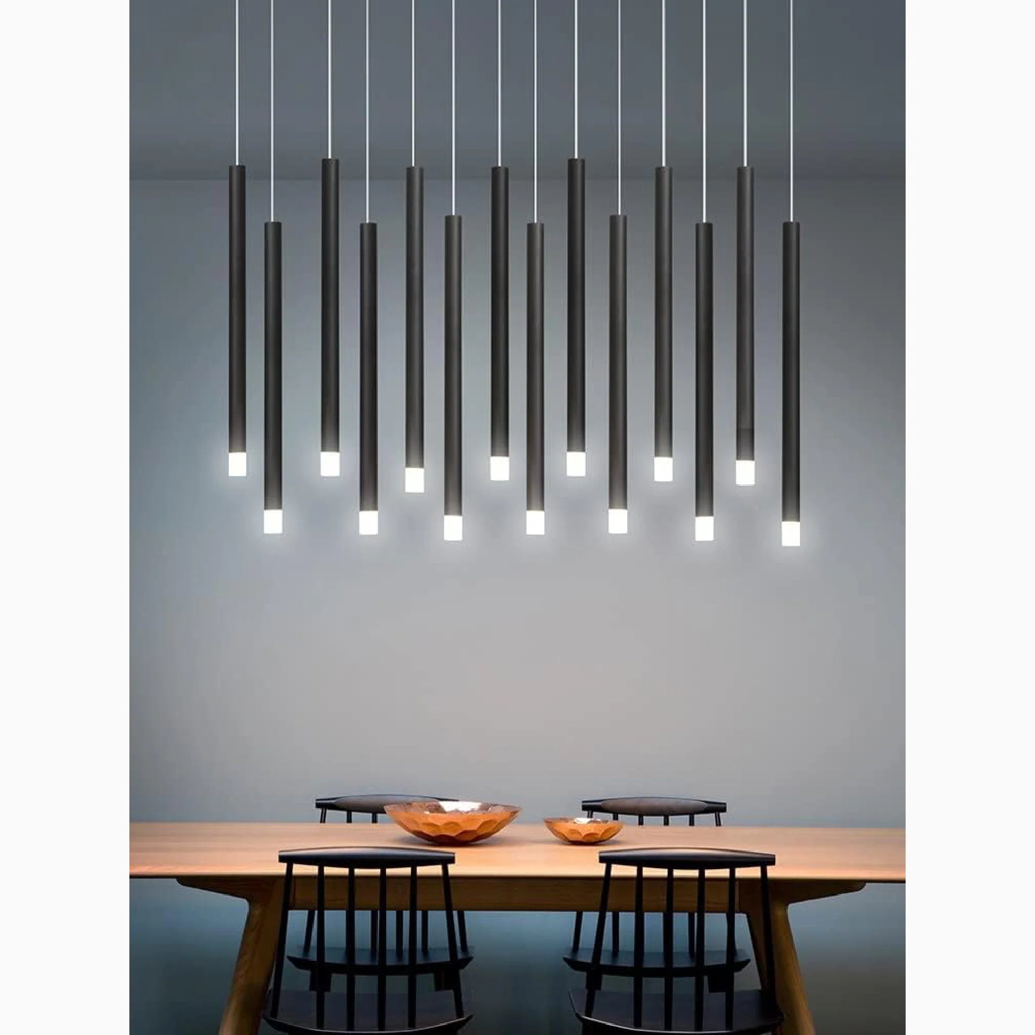 Burgdorf | Black Pendant Lamp in a Nordic Style for Kitchen