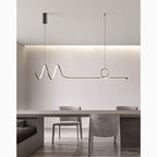 Bussigny-pres-Lausanne | Nordic Pendant Lamp with a Long Strip