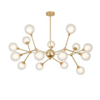 Cabiate | Glass Globe Shaped Chandelier for Bedroom