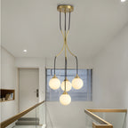Cabris | Nordic Modern Long Glass Balls Chandelier