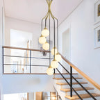 Cabris | Nordic Modern Long Glass Balls Chandelier