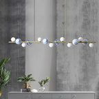 Cadegliano-Viconago | Horizontal Linear Chandelier for Dining Room