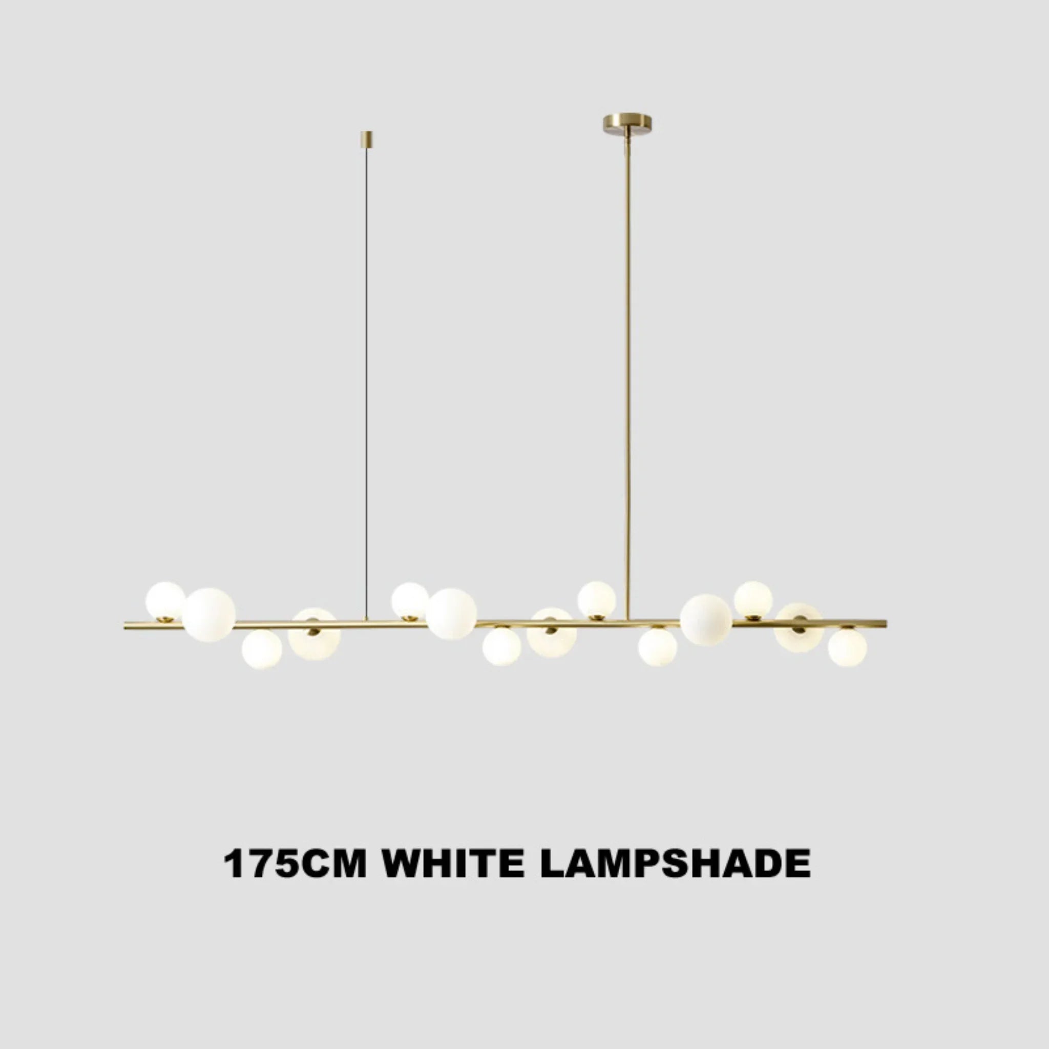 Cadegliano-Viconago | Horizontal Linear Chandelier for Dining Room