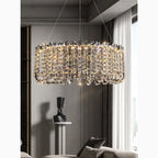 Cagnano Amiterno | Posh Large LED Crystal Pendant Chandelier
