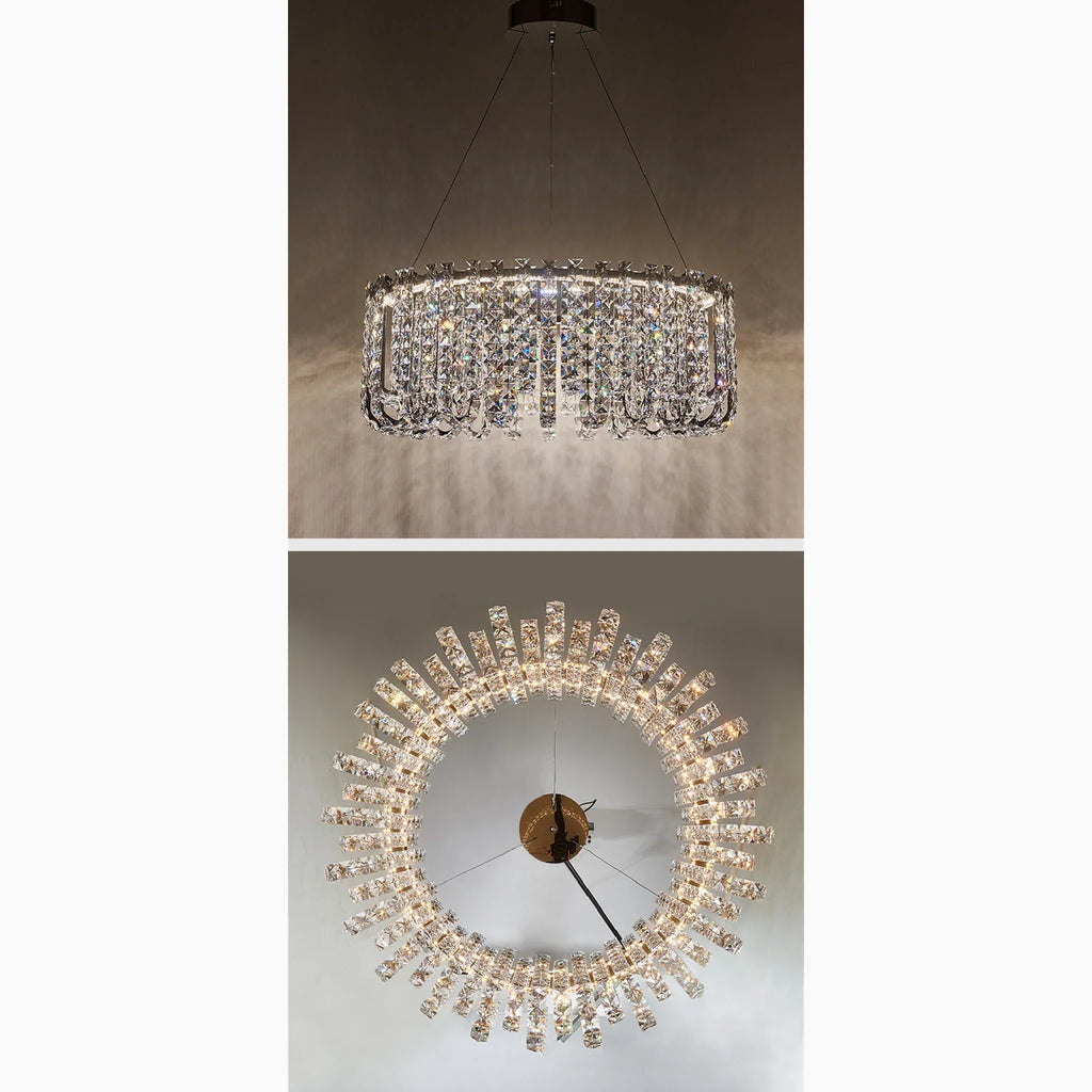 Cagnano Amiterno | Posh Large LED Crystal Pendant Chandelier