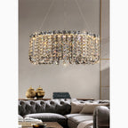 Cagnano Amiterno | Posh Large LED Crystal Pendant Chandelier