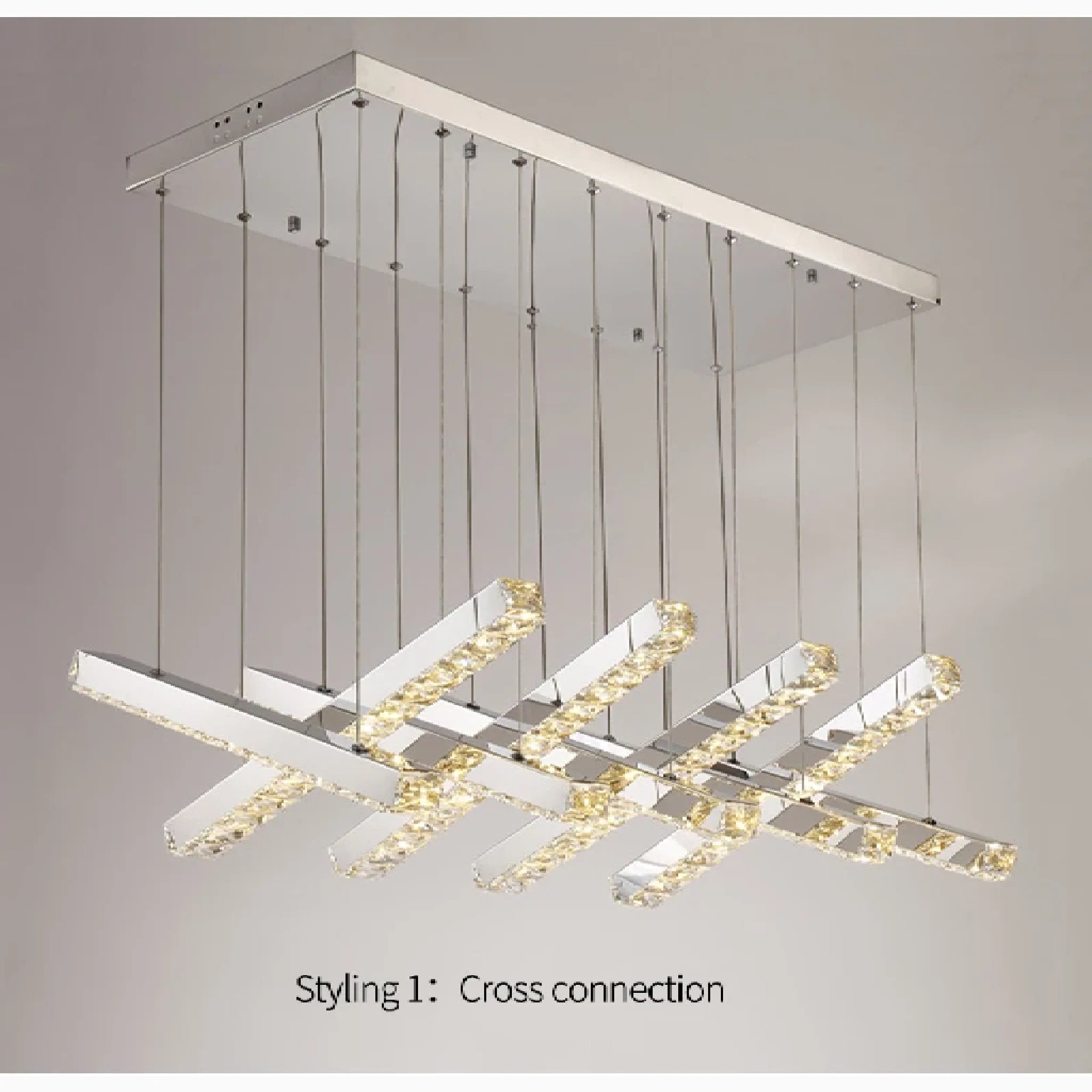 Stainless Steel Pendant Chandelier for Modern Space