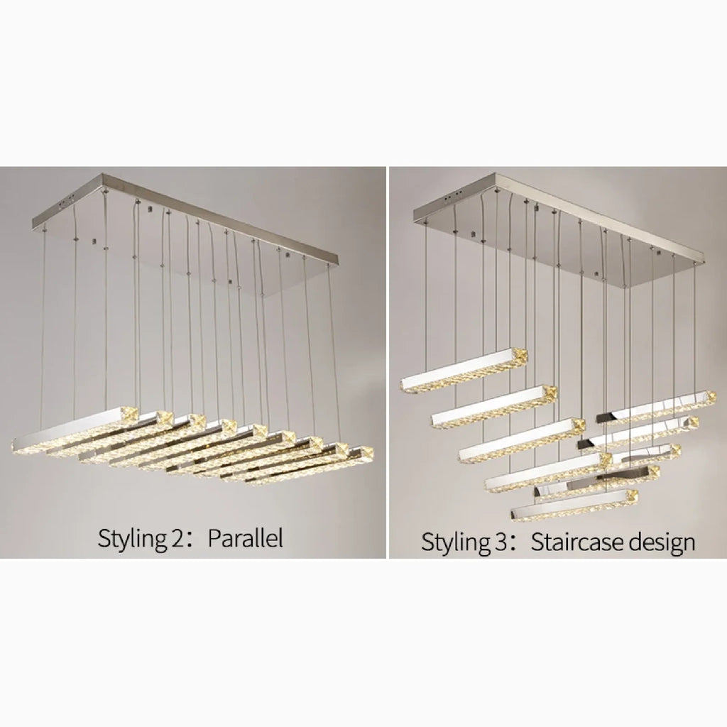Stainless Steel Pendant Chandelier for Modern Space
