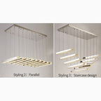 Stainless Steel Pendant Chandelier for Modern Space