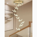 Camogli | Beautiful LED Chandelier with Hanging Butterflies