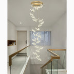 Camogli | Beautiful LED Chandelier with Hanging Butterflies