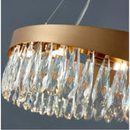 Capo Noli | New Modern Wave-shaped Crystal Chandelier