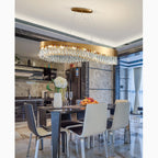 Capo Noli | New Modern Wave-shaped Crystal Chandelier