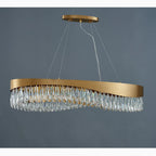 Capo Noli | New Modern Wave-shaped Crystal Chandelier