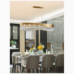 Capo Noli | New Modern Wave-shaped Crystal Chandelier