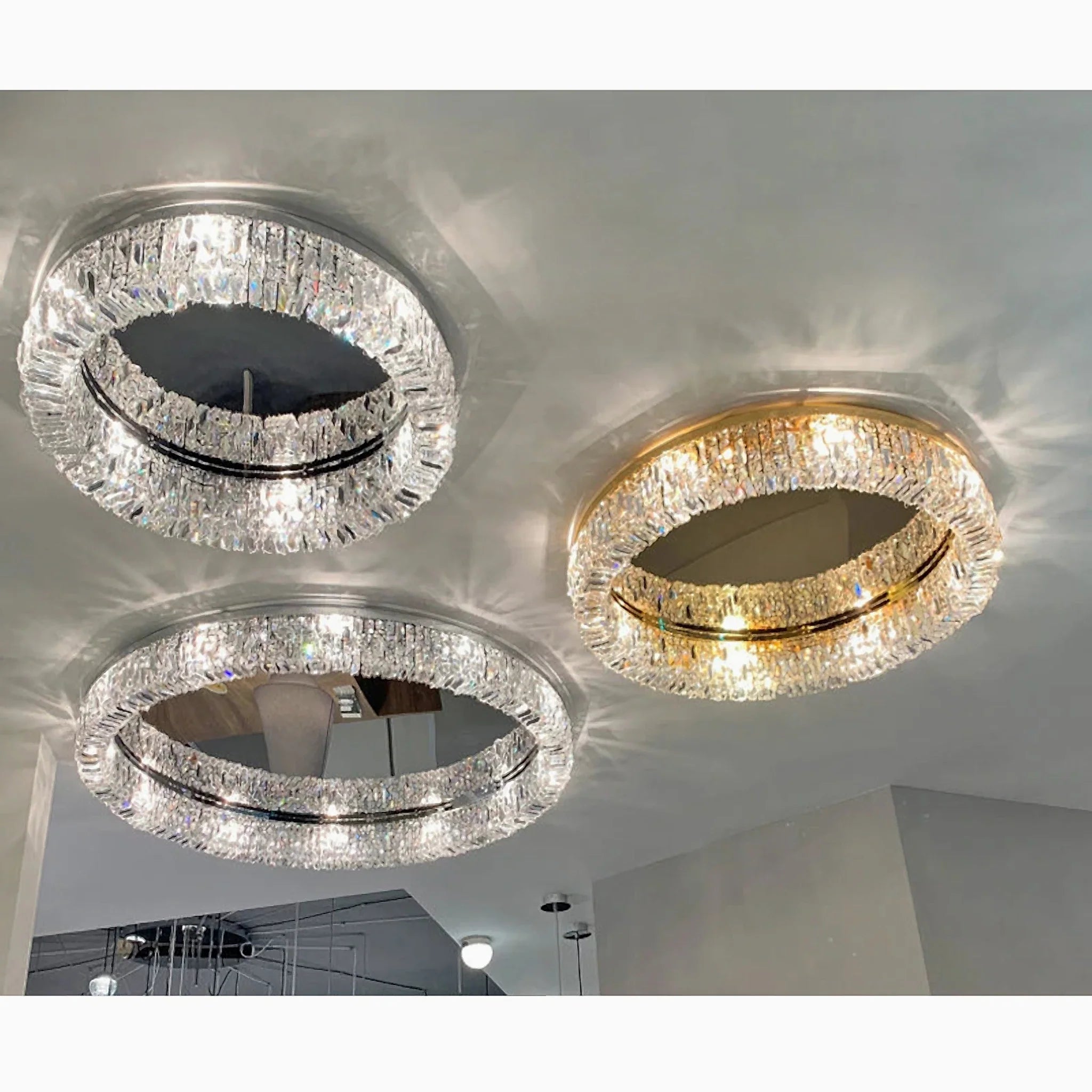 Carcare | Eminent Drum Crystal Chandelier for Ceiling