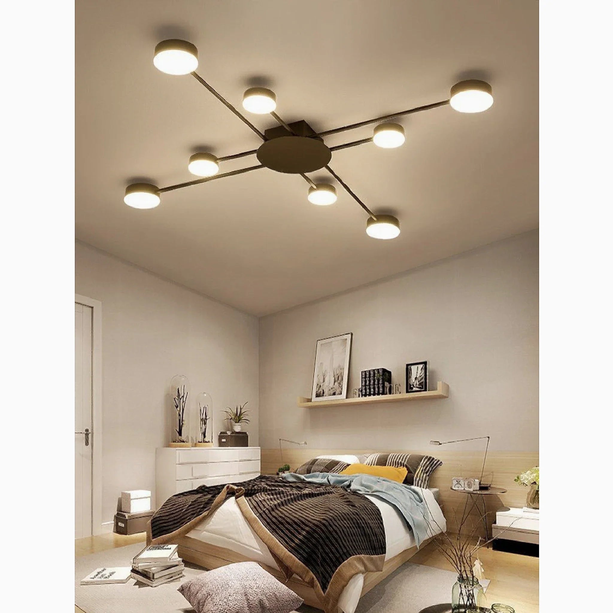 Carouge | Cruciform LED Ceiling Chandelier