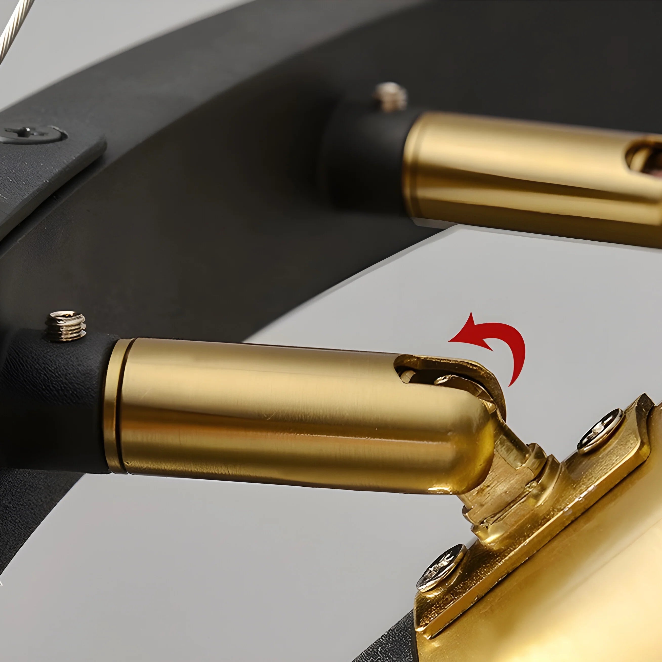 Celerina/Schlarigna | Round Black Metal LED Pendant Light