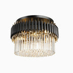 Ceriale | Grand Black Modern Crystal Ceiling Chandelier