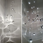 Cernobbio | Staircase Hanging Crystal Lamp