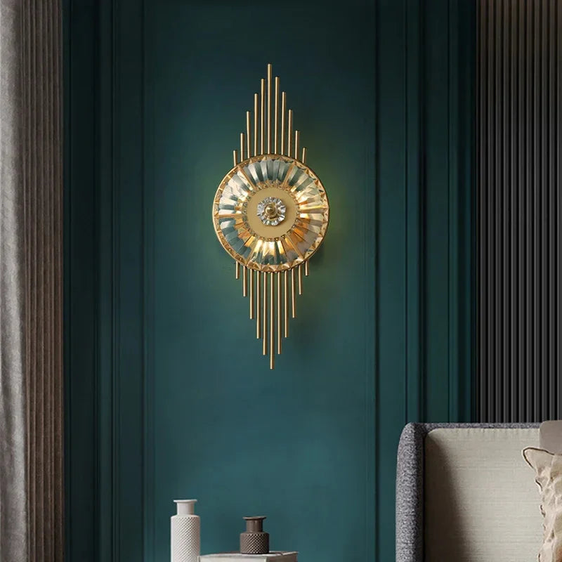 Ceuta | Gold decoration wall light