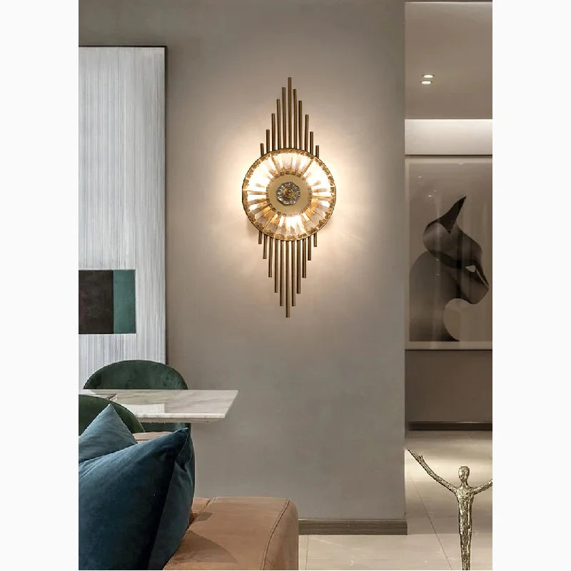 Ceuta | Gold decoration wall light
