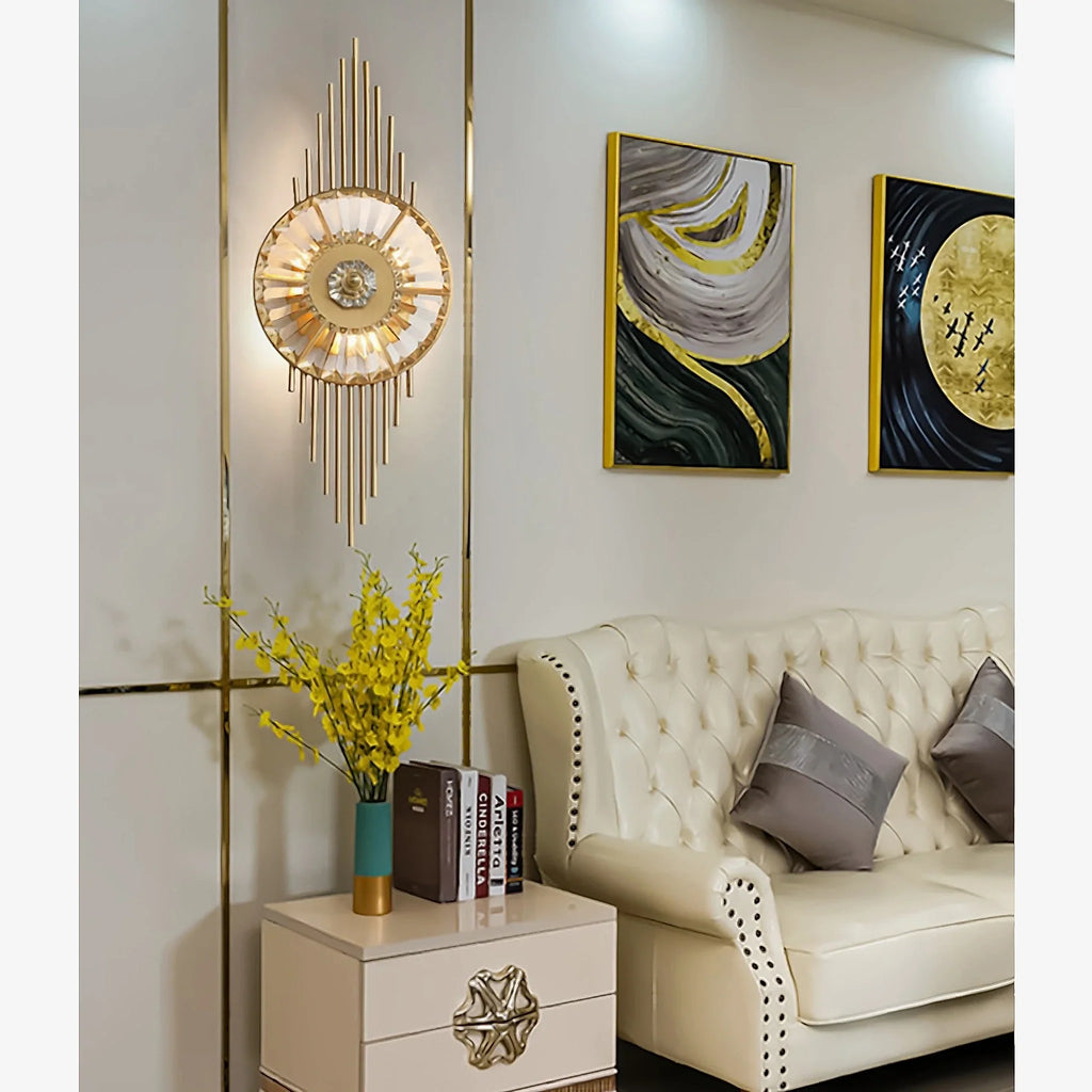 Ceuta | Gold decoration wall light