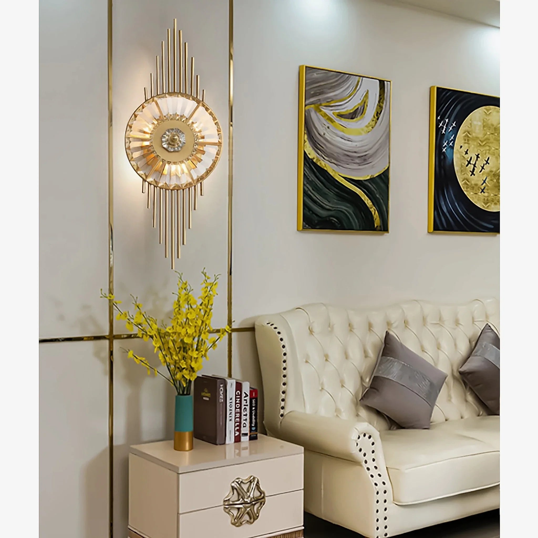 Ceuta | Gold decoration wall light