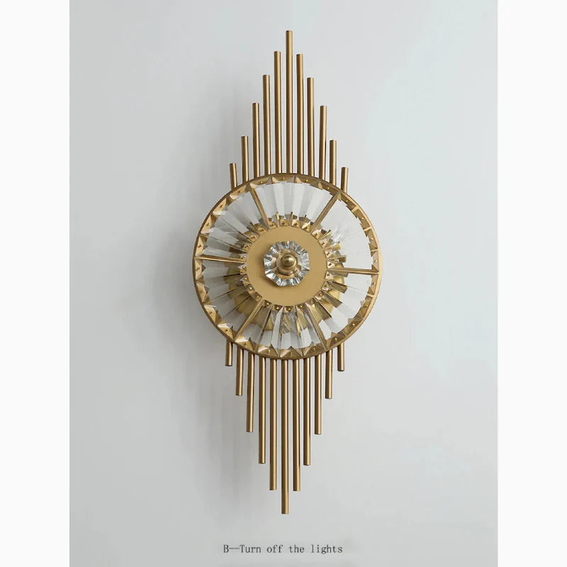 Ceuta | Gold decoration wall light