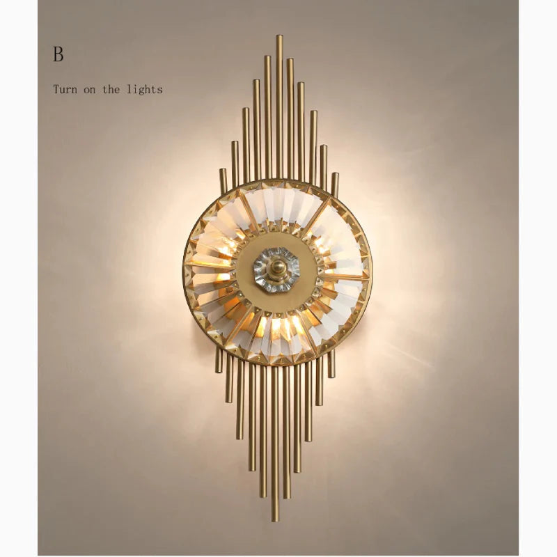 Ceuta | Gold decoration wall light