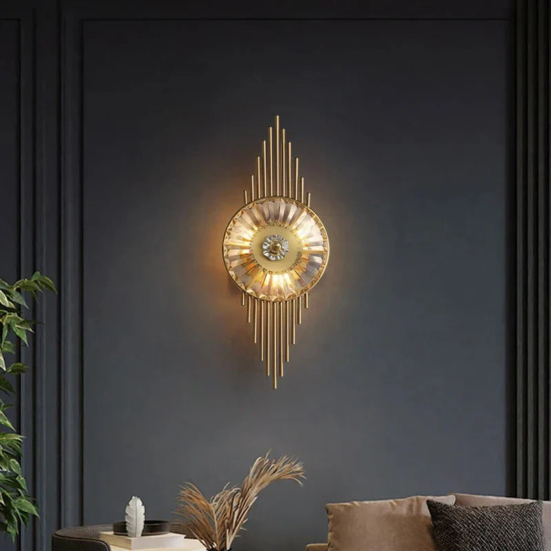 Ceuta | Gold decoration wall light