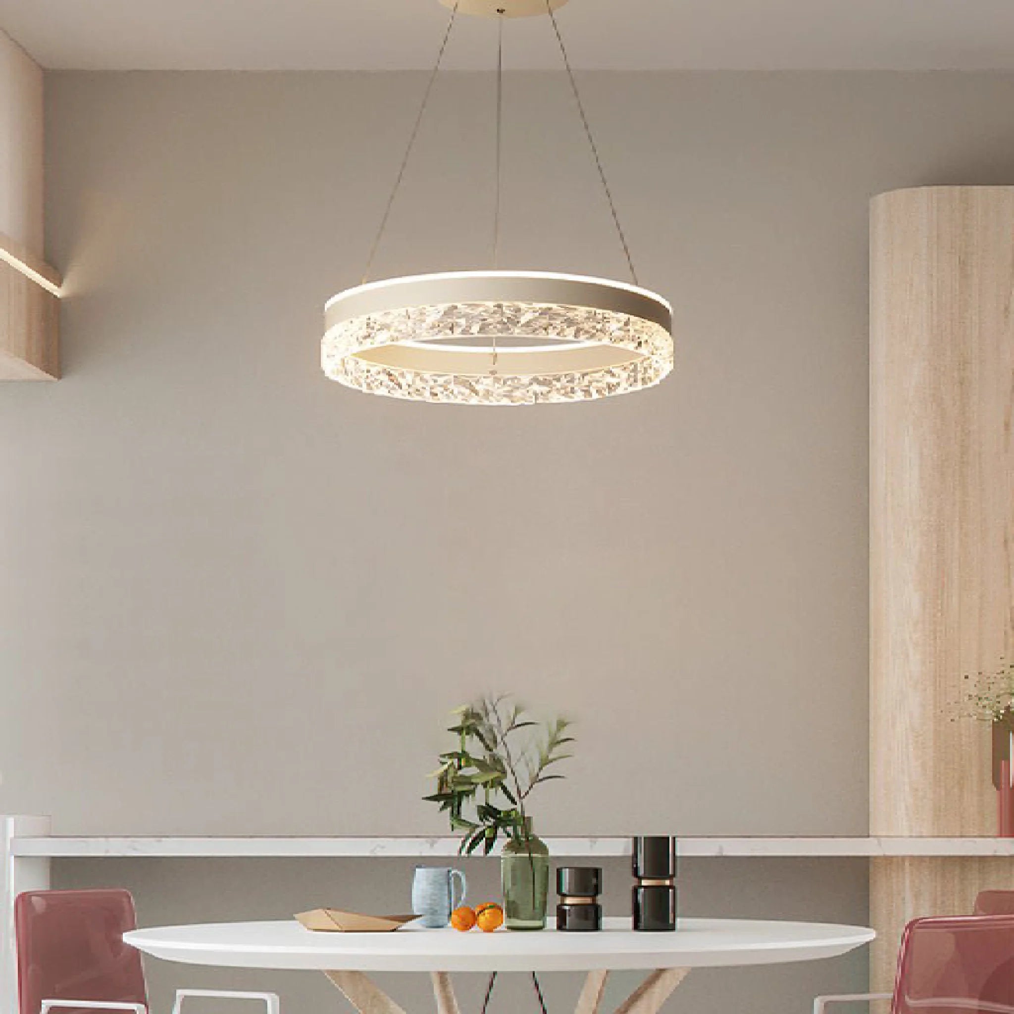 Chatel-Saint-Denis | Crystal Chandelier in the Shape of Ring