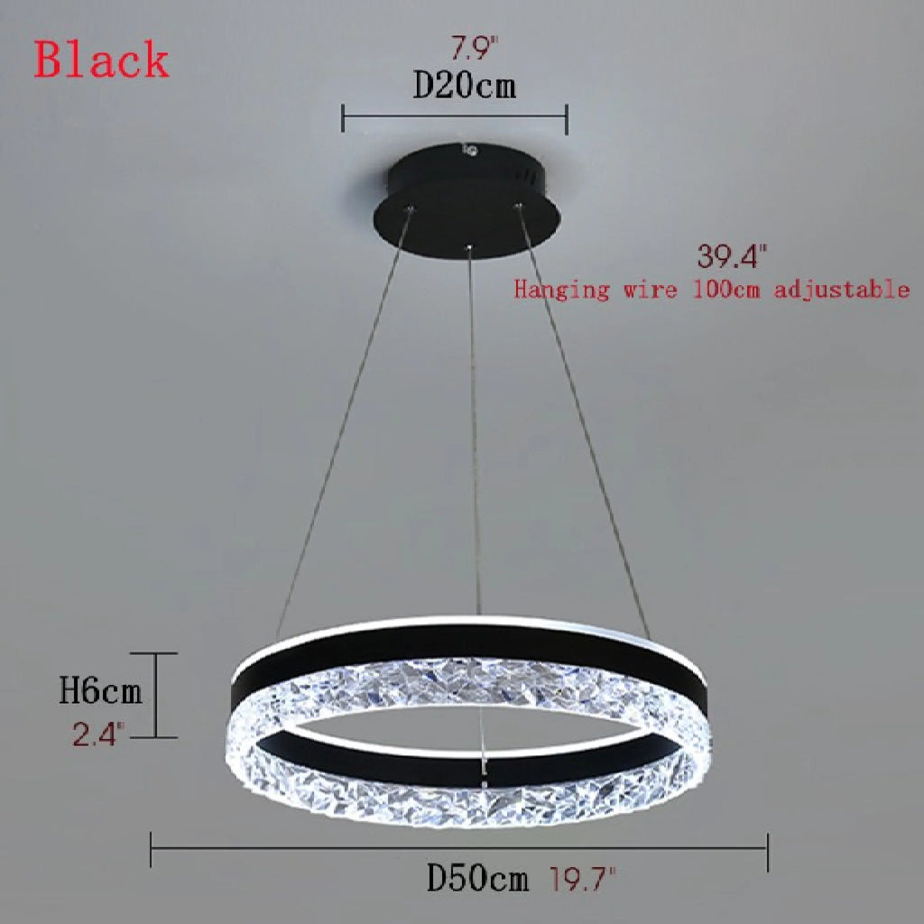 Chatel-Saint-Denis | Crystal Chandelier in the Shape of Ring