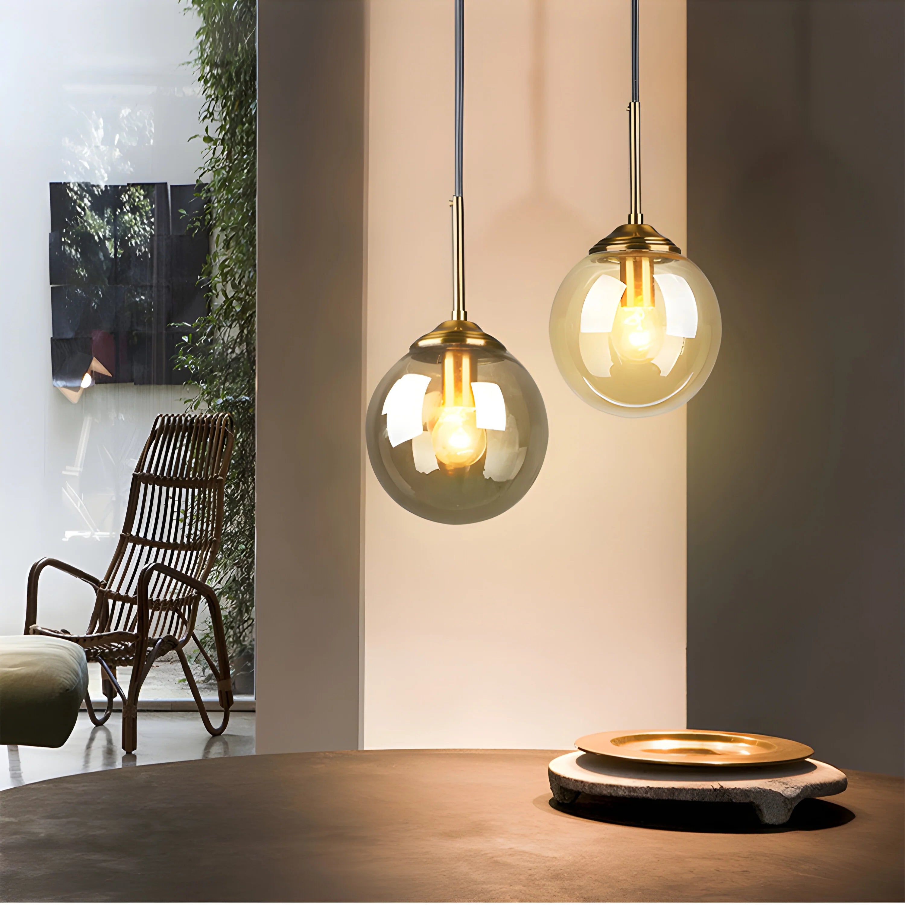 Chexbres | Pendant Light in the Shape of Glass Balls