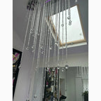 Chiavari | Lux Oval LED Crystal Waterfall Chandelier
