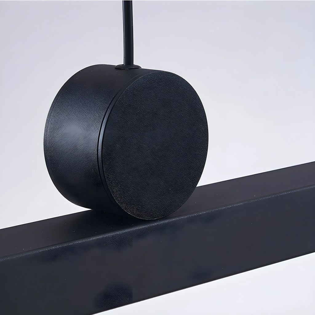 Ciney | Minimalistic Black Chandelier for Dining Room