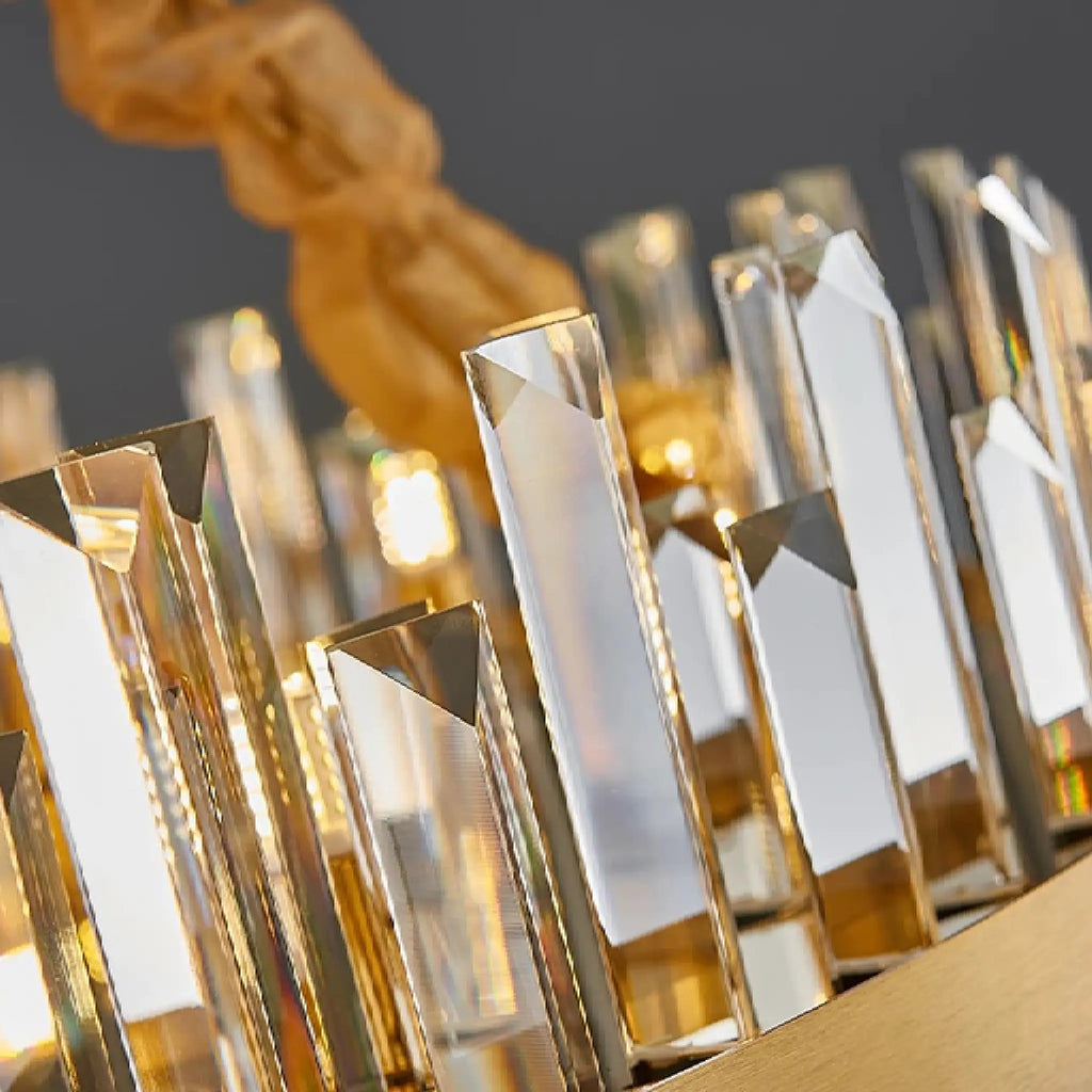 Cisano sul Neva | Modern Gold Crystal Chandelier for Home