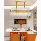 Cisano sul Neva | Modern Gold Crystal Chandelier for Home
