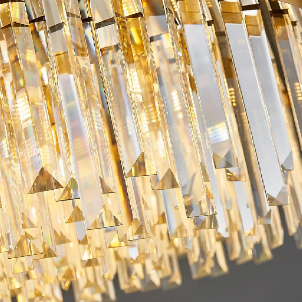 Cisano sul Neva | Modern Gold Crystal Chandelier for Home
